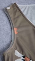 Retro Flower Coffee Brown Button Front Twofer Dress