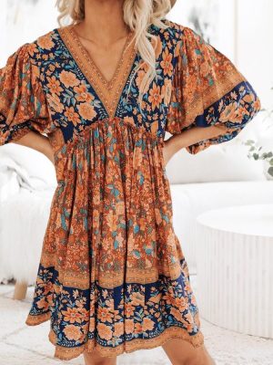 Sweet Child Flower Print Dress