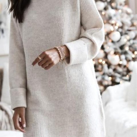 simple-plain-long-sleeve-mini-sweater-dress-2